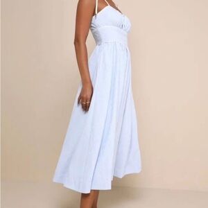 Lulus Light Blue Sundress